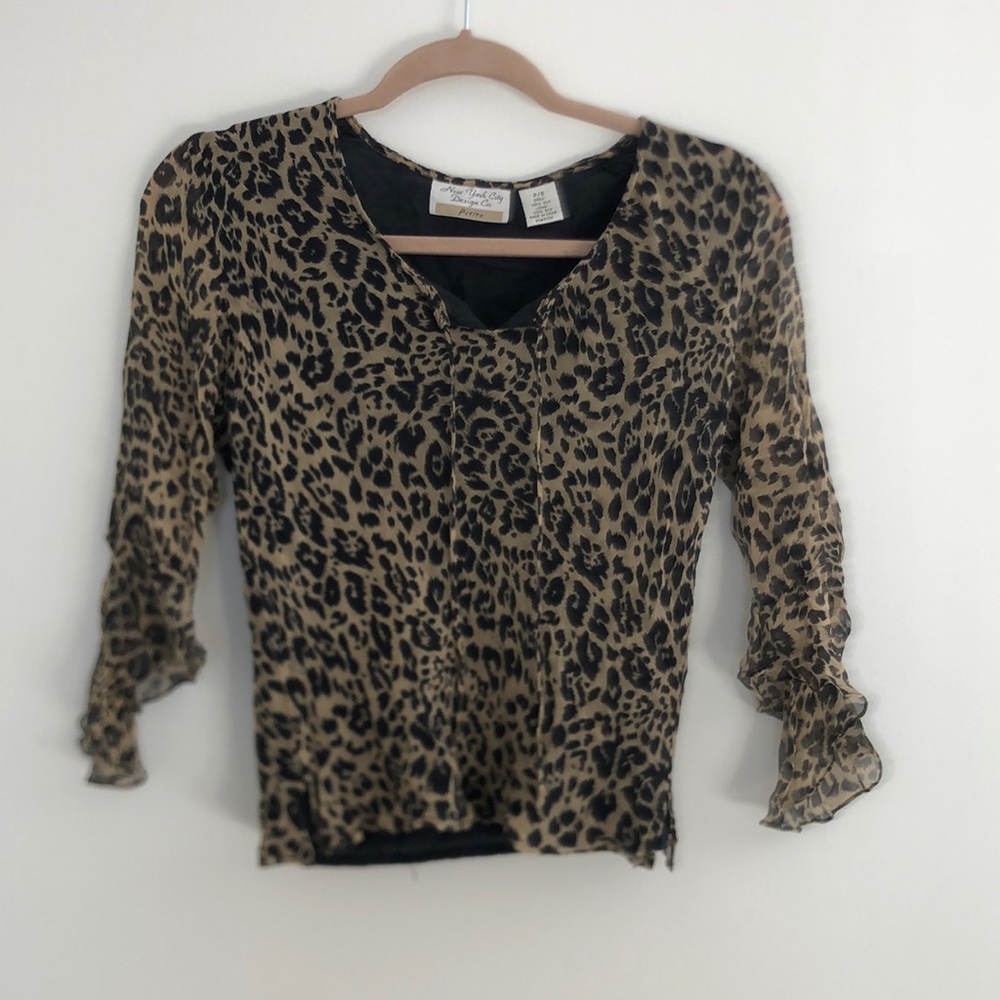 Cheetah crop top